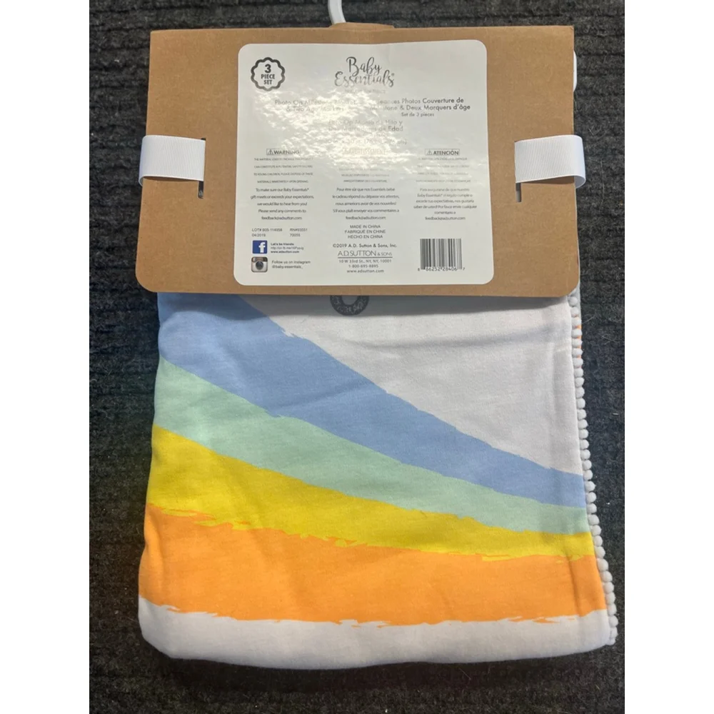 NWT Rainbow Baby Photo Op Blanket